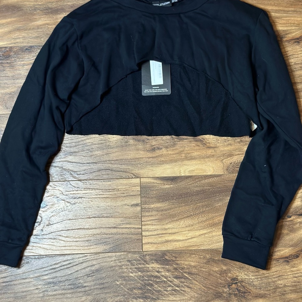 PRETTYLITTLETHING super crop hoodie